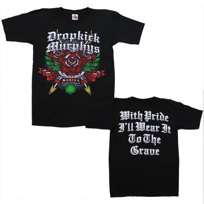 Dropkick Murphys Rose Tattoo T-shirt Black