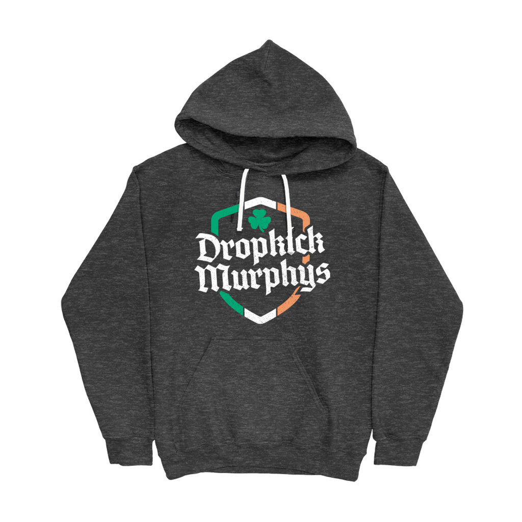 Dropkick Murphys – Ire Shield Pullover Hoodie (Tri Onyx)