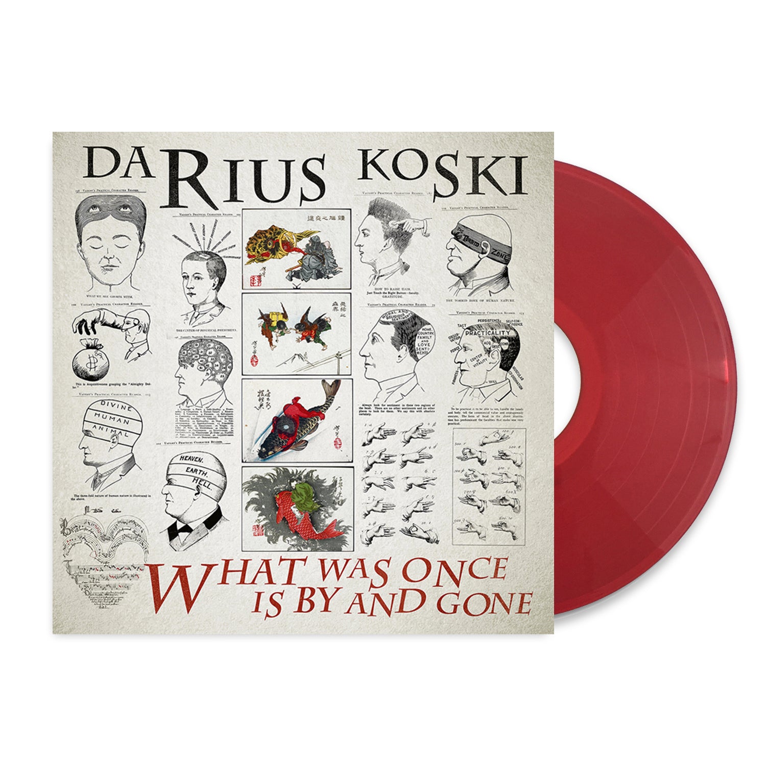 Darius Koski - What Was Once Is By And Gone LP Red