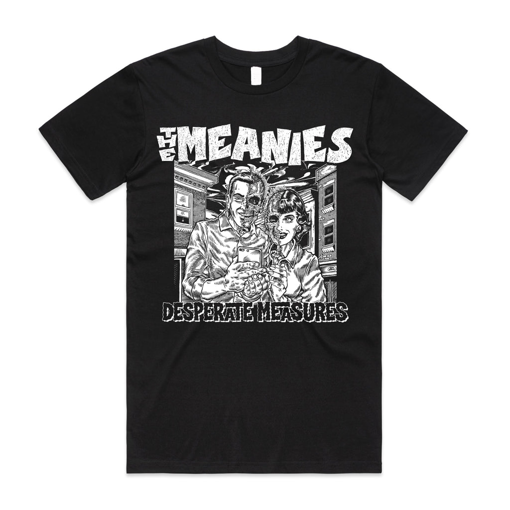 The Meanies - Desperate Measures T-shirt (Black)