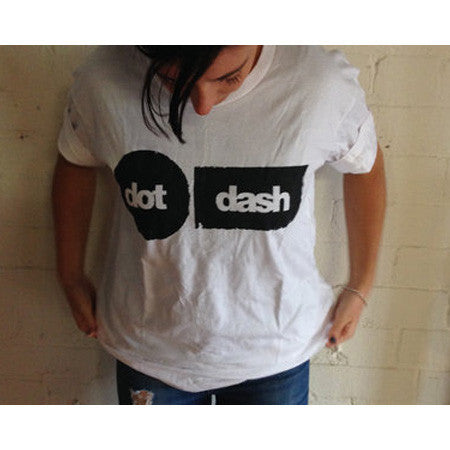 Dot Dash White T-shirt