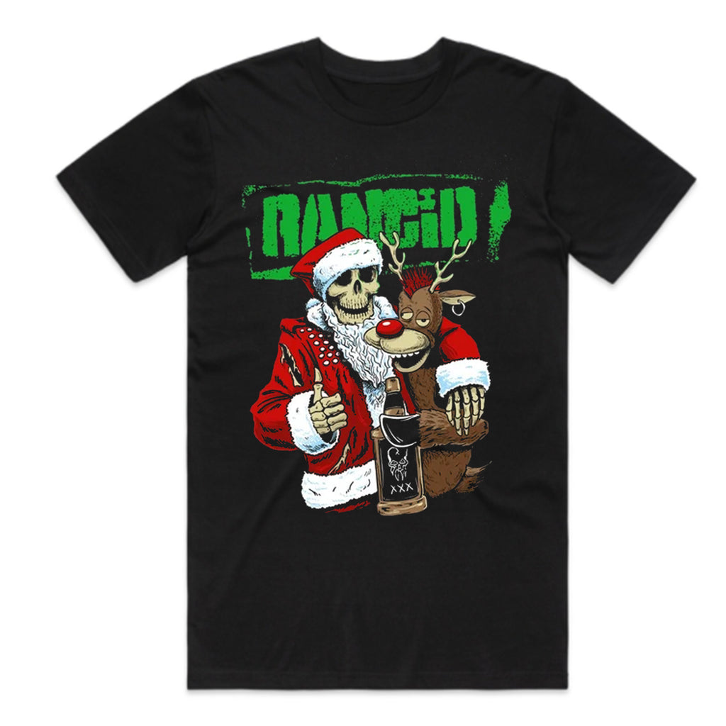 Rancid - Drunken Santa T-Shirt (Black)