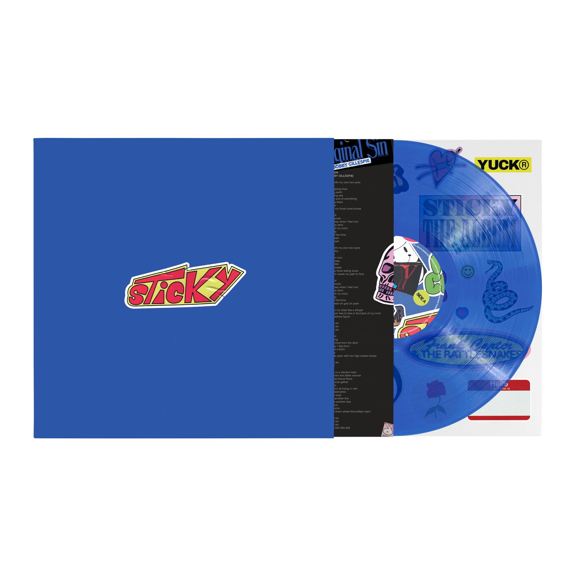 Frank Carter & The Rattlesnakes - Sticky (Transparent blue vinyl)