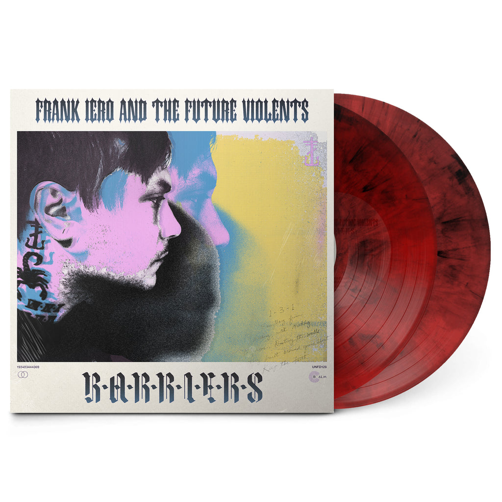 Frank Iero and the Future Violents - Barriers 2LP (Red/Black Marble)