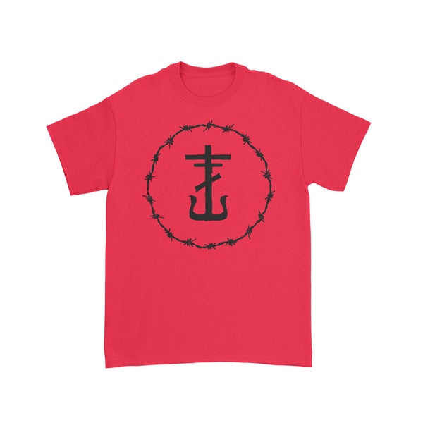 Frank Iero - Barbed Wire Anchor T-Shirt (Red)