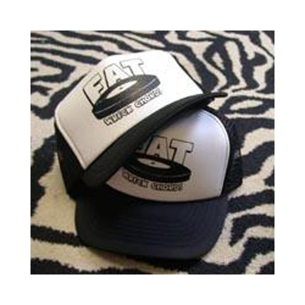 Fat Wreck Chords - Fat logo Trucker Hat (Black/White)