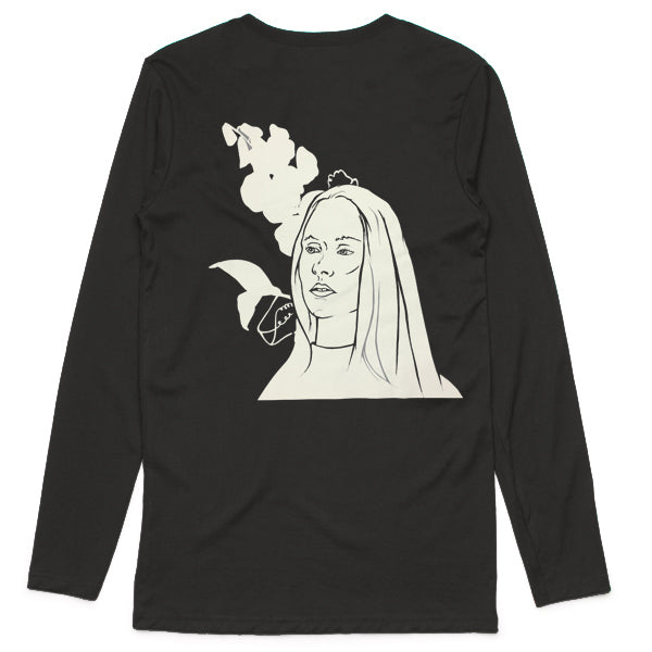 Vera Blue - Flowerface Longsleeve (Black) Back