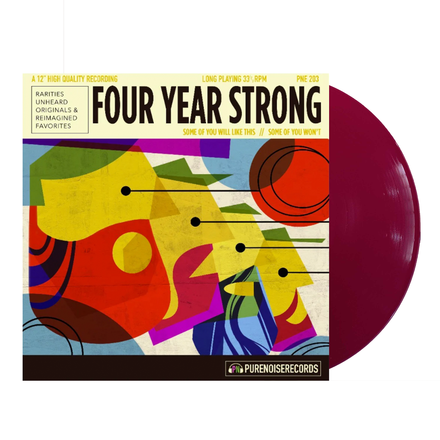 Four Year Strong - Some of You Will Like This, Some of You Won't 12" Vinyl (Deep Purple)