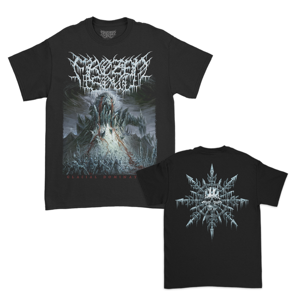 Frozen Soul - Glacial Domination Cover T-Shirt (Black)