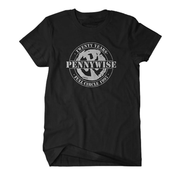 Pennywise - Full Circle 20th Anniversary T-shirt (Black)