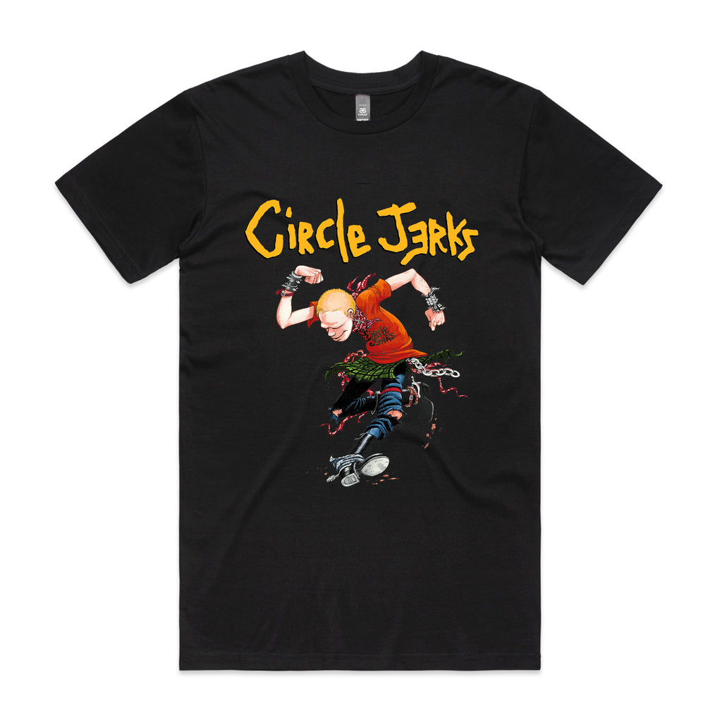 Circle Jerks - Full Colour Skankman Tee (Black)