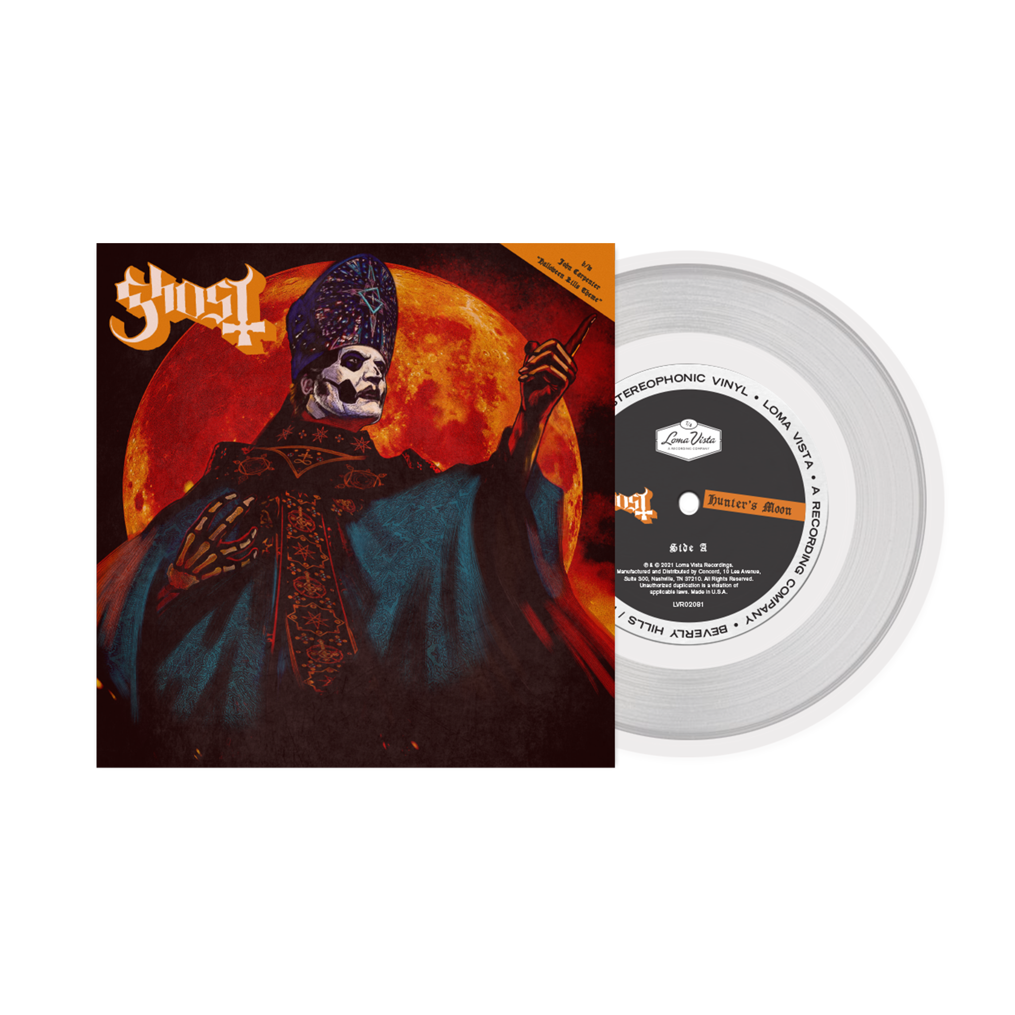 Ghost - Hunter's Moon 7" (Clear Vinyl)