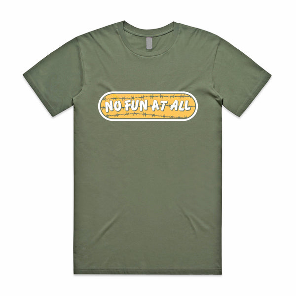 No Fun At All - Go Illegal Tee (Army)