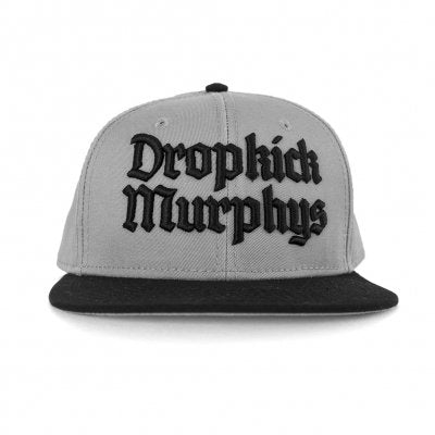 Dropkick Murphys - Dropkick Murphys Gothic Logo Snapback (Grey/Black)