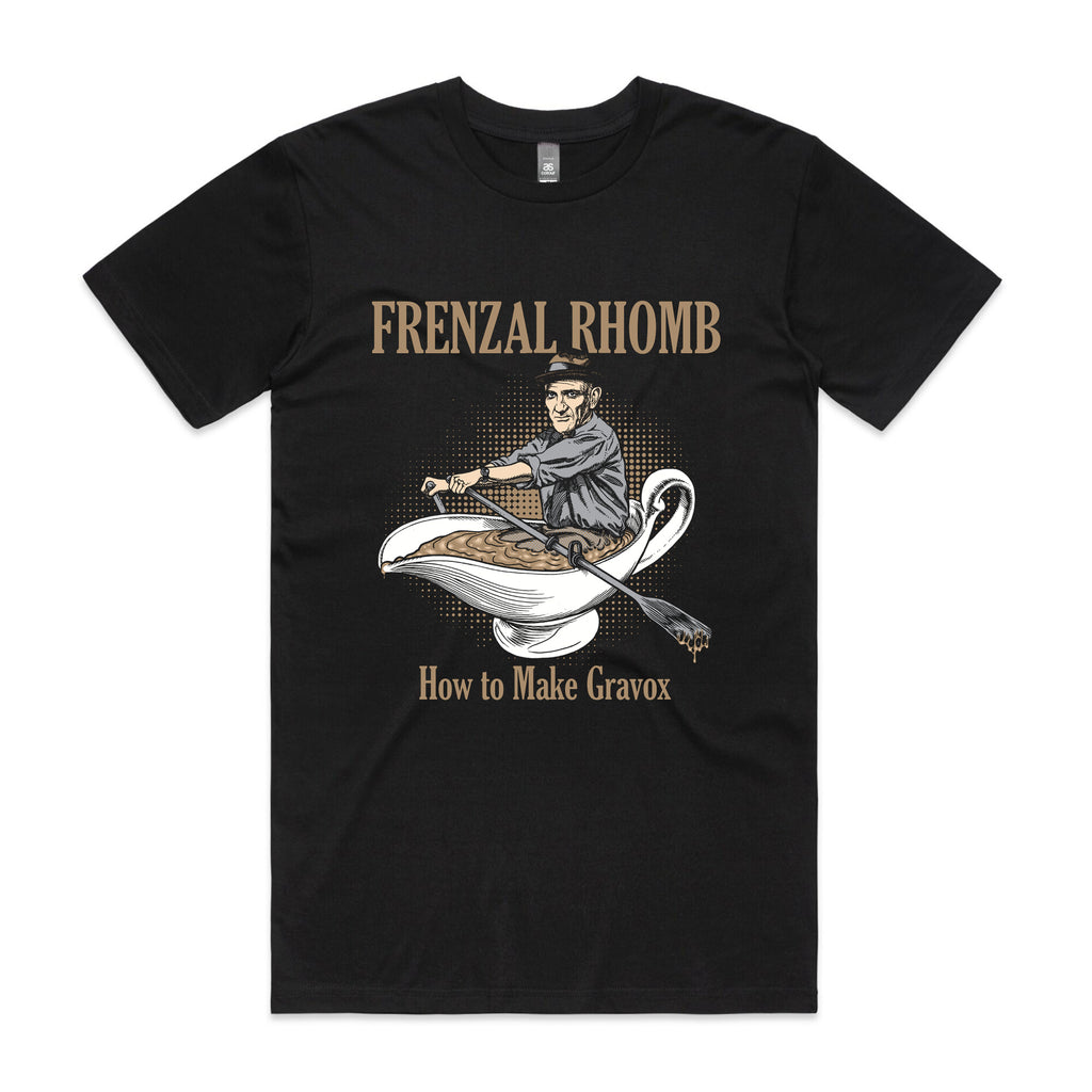 Frenzal Rhomb - Gravox T-Shirt (Black) Front