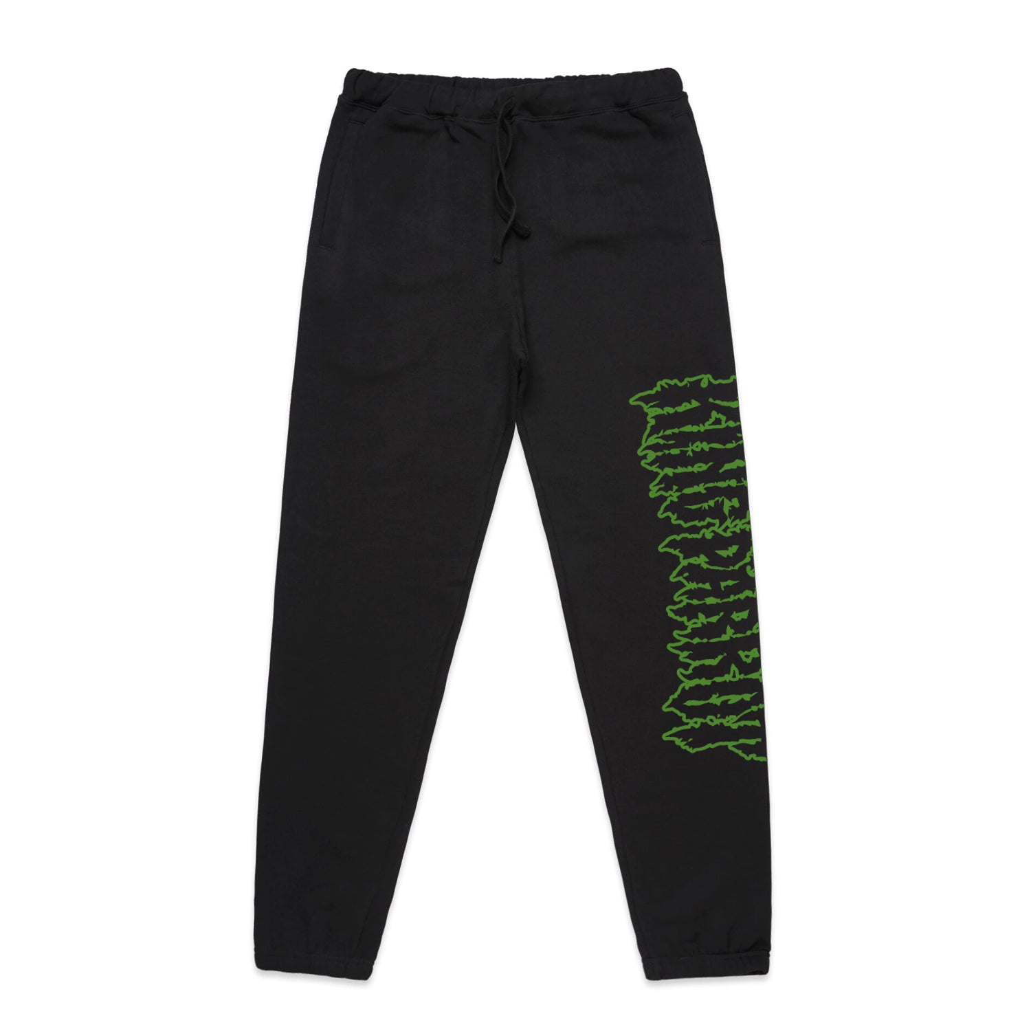 King Parrot - Green Logo Track Pants (Black)