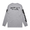 King Parrot - Holed up in the Lair Longsleeve (Grey Marle) back