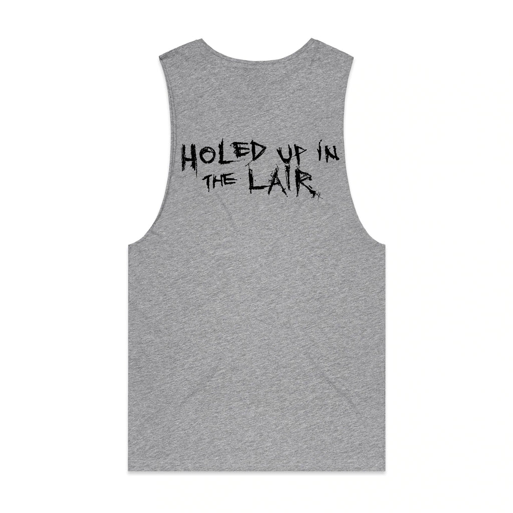 King Parrot - Holed Up In The Lair Tank (Grey) back