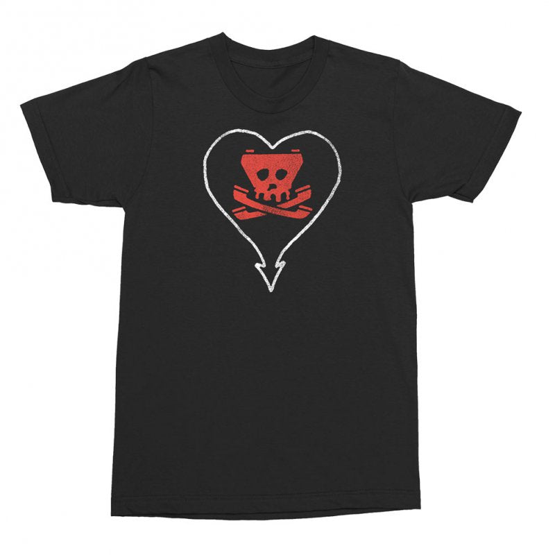 Alkaline Trio - Heartskull Tone T-shirt (Black)