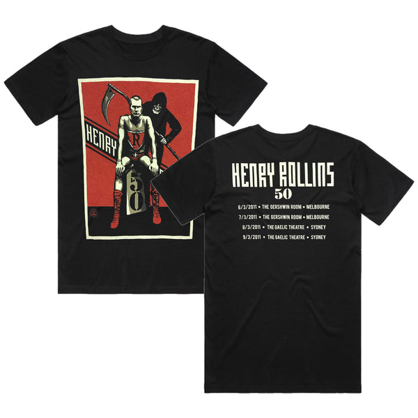Henry Rollins - Henry Rollins '50' Tour 2012 T-Shirt (Black)