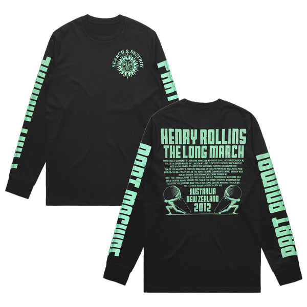 Henry Rollins - The Long March 2012 Tour Longsleeve (Black)