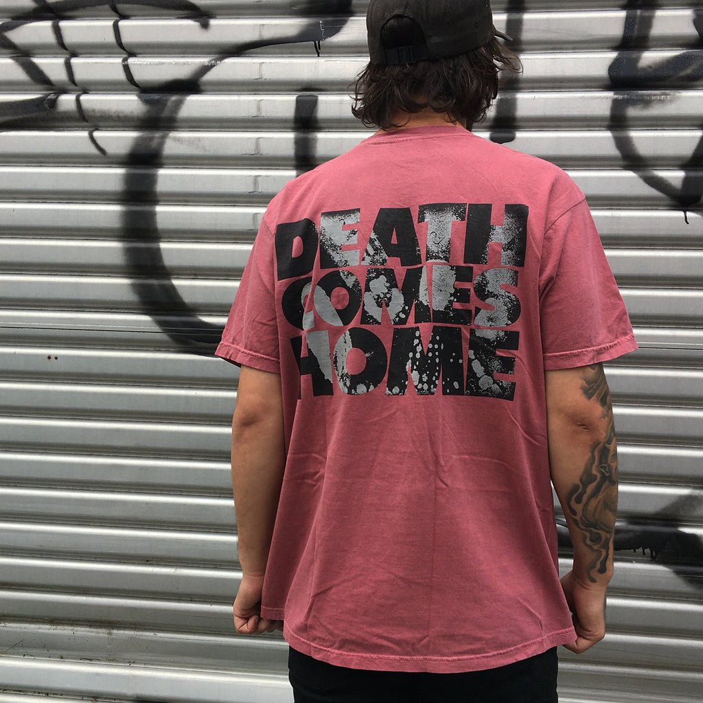 Knocked Loose - Death Comes Home Tee (Maroon)