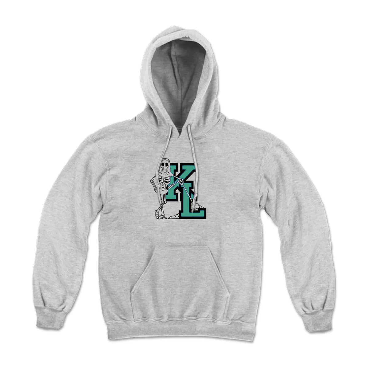 Green and hot sale grey hoodie