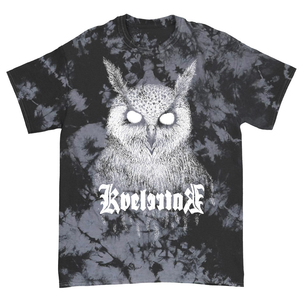 Kvelertak - Bartlett Owl Tee (Black/ Grey Dye)
