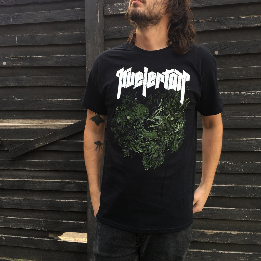 Kvelertak - Owl Fight Tee (Green Print)