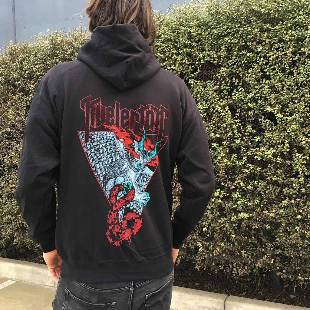 Kvelertak - Demon Owl Zip Up Hoodie (Black)