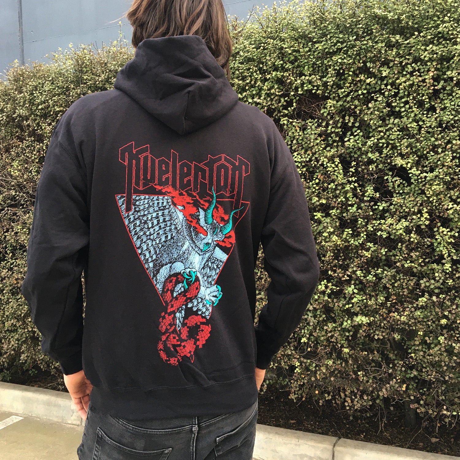 Kvelertak - Demon Owl Zip Up Hoodie (Black)