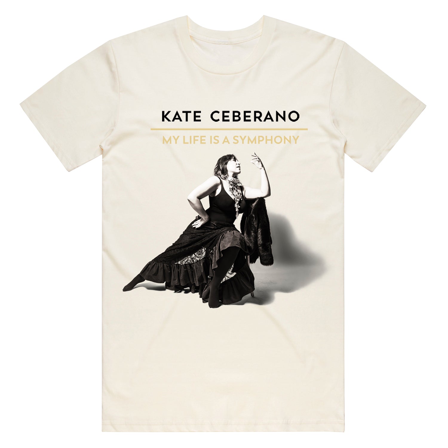 Kate Ceberano & Melbourne Symphony Orchestra - My Life Is A Symphony T-Shirt (Natural)