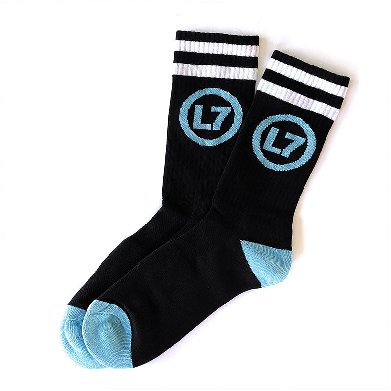 L7 - Logo Socks (Black/Blue)