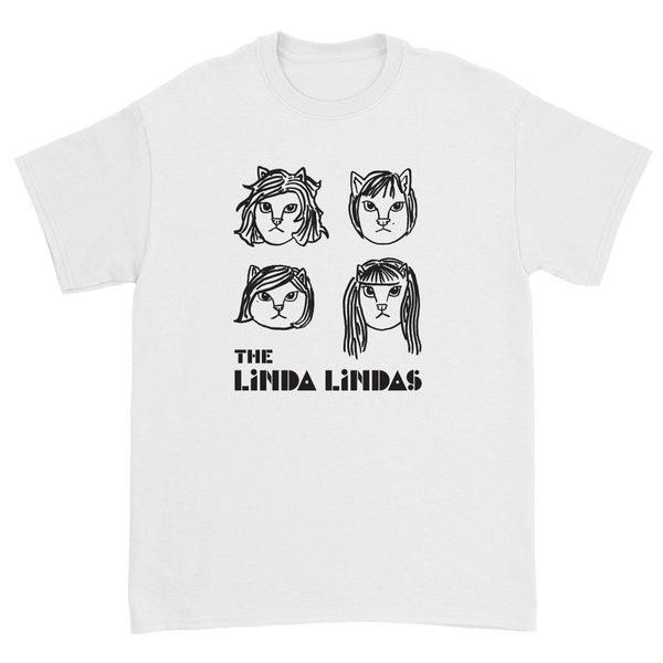 The Linda Lindas - Cats! T-Shirt (White)
