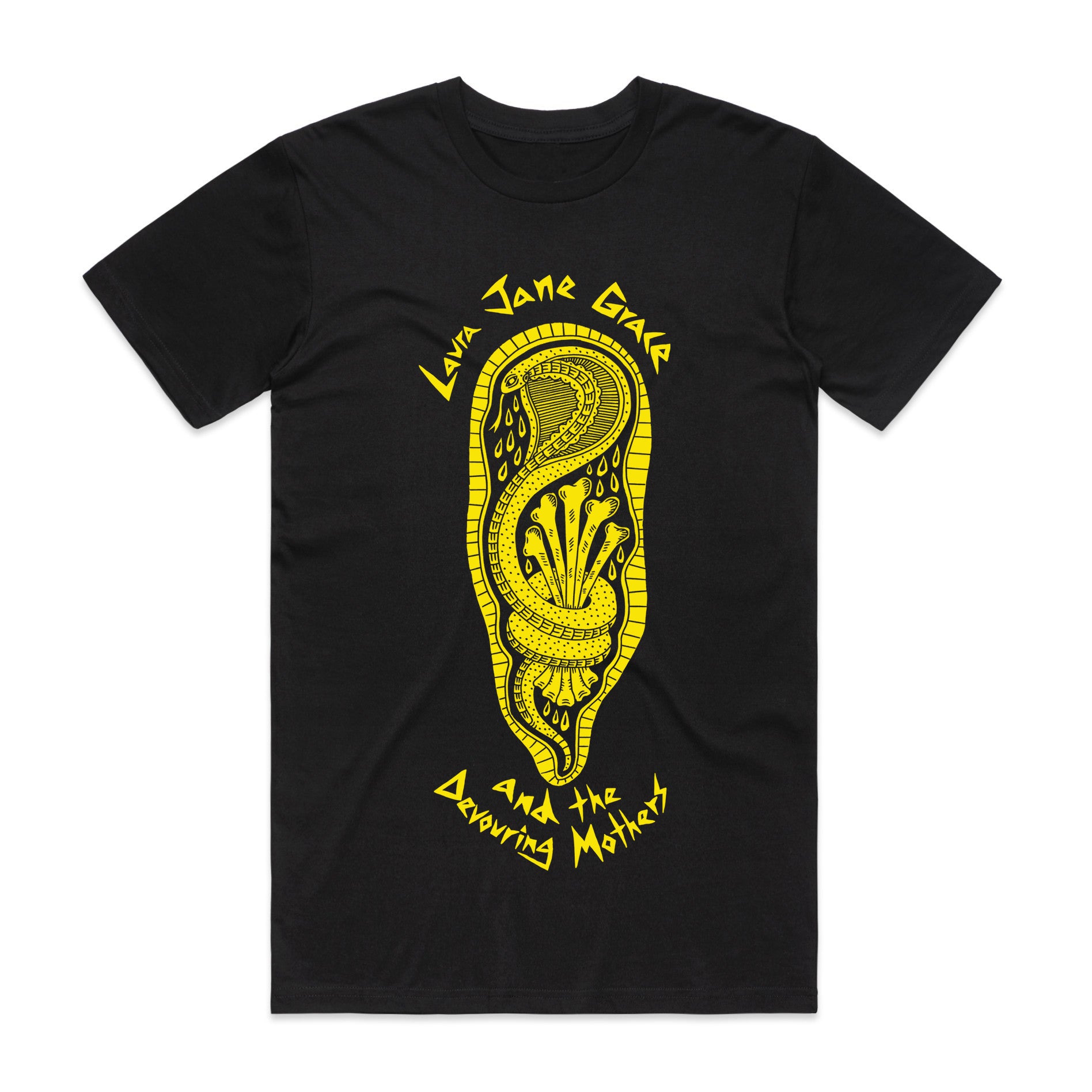 Laura Jane Grace and the Devouring Mothers - Cobra Bones Tee (Black)