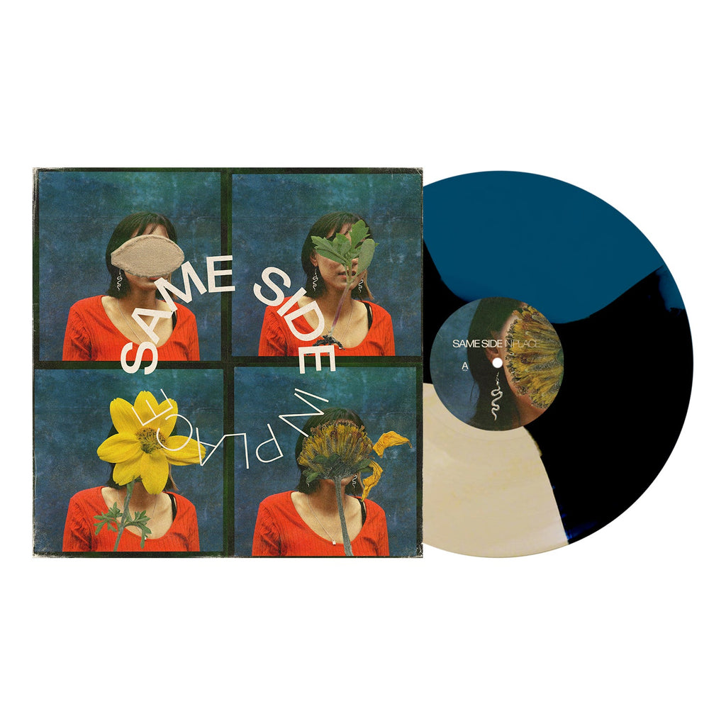 Same Side - In Place 12" Vinyl (Blue / Black / Cream Tri-Stripe)