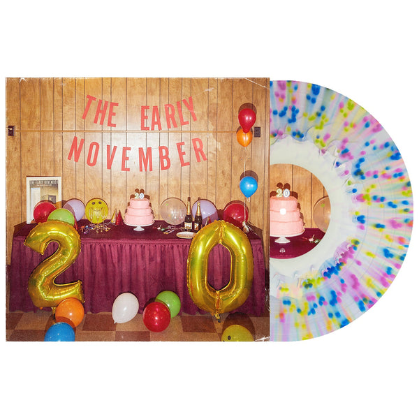 The Early November - Twenty LP (White in Clear with Easter Yellow, Baby Pink & Royal Blue Splatter Vinyl)