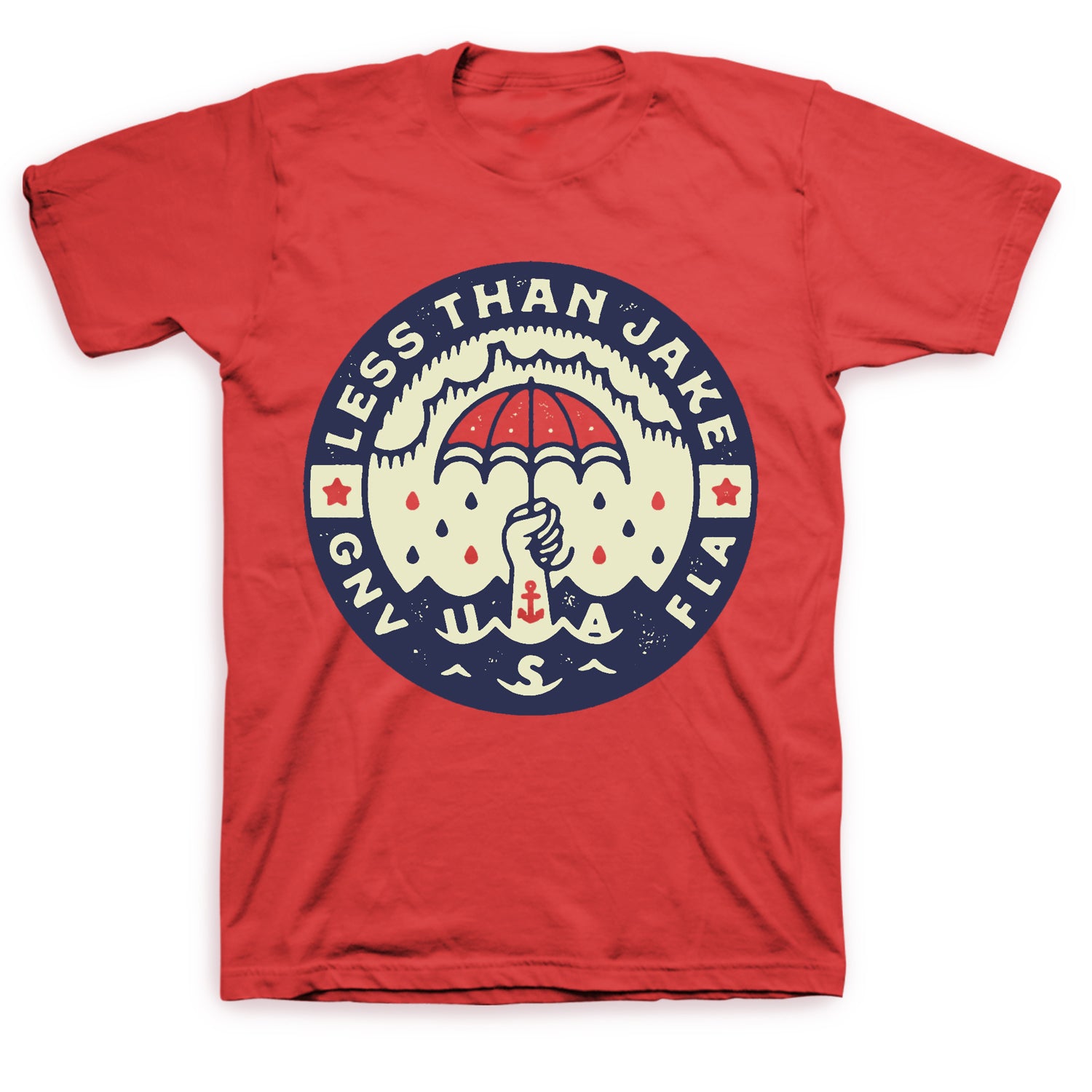 Umbrella T-shirt (Heather Red)