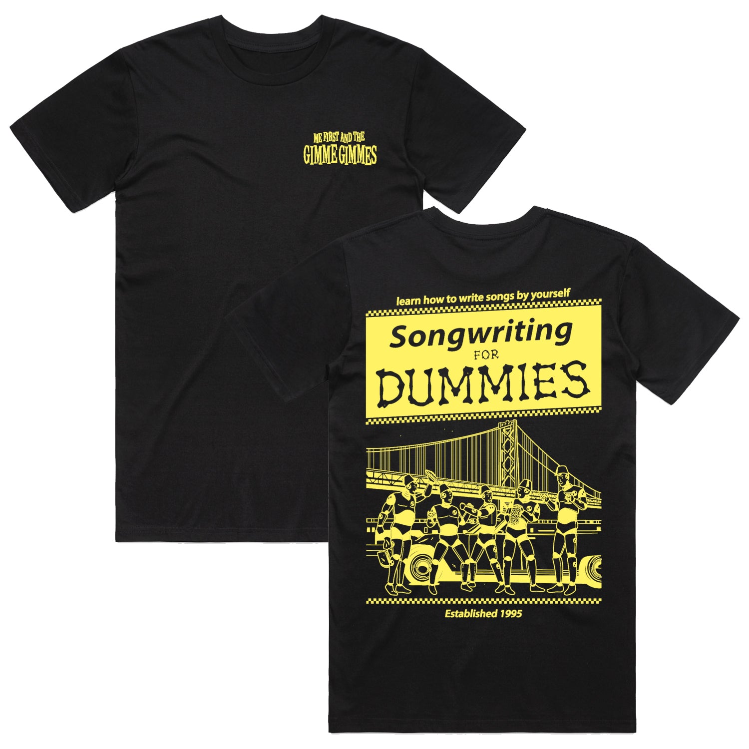Me First and The Gimme Gimmes - Dummies T-Shirt (Black)