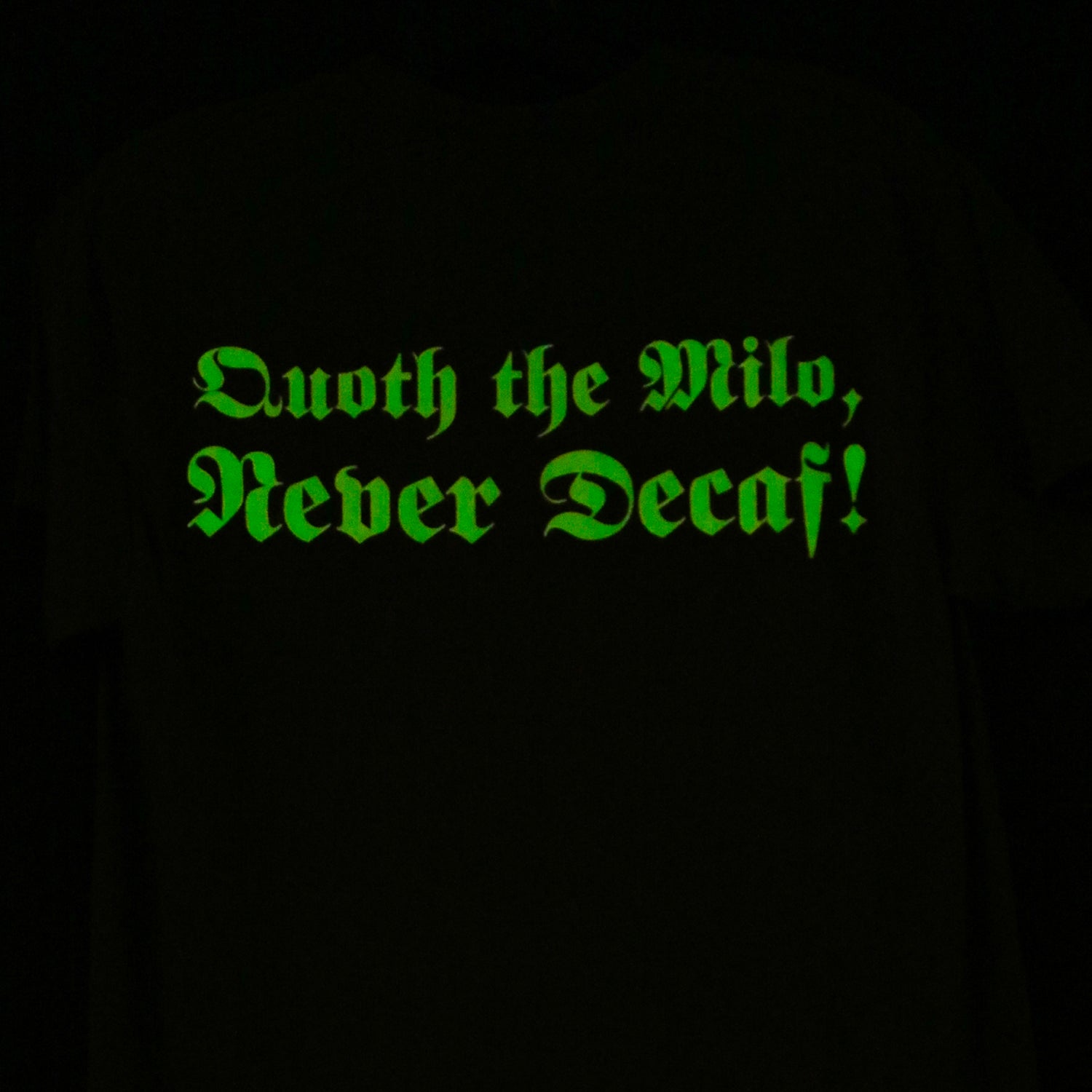 Descendents - Quoth the Milo Glow in the Dark Tee (Charcoal)