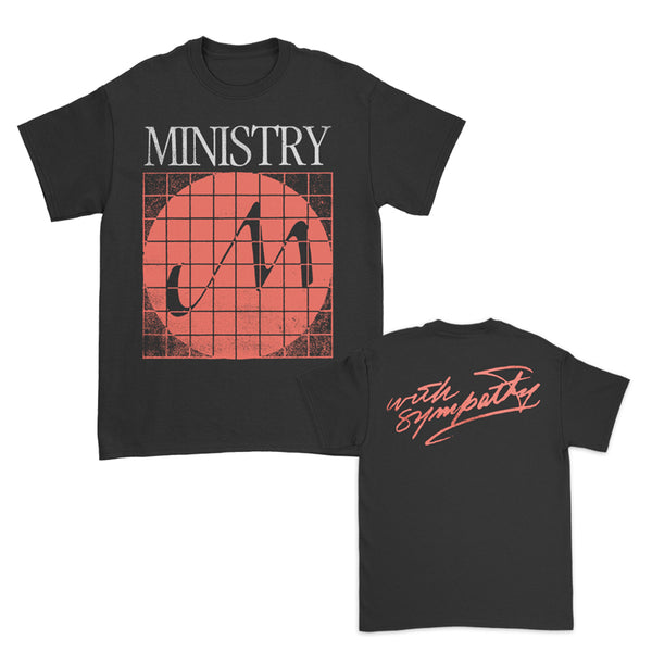 Ministry - With Sympathy Grid Logo T-Shirt (Black)