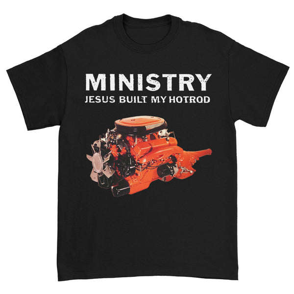 Ministry - Jesus Built My Hotrod T-Shirt (Black)