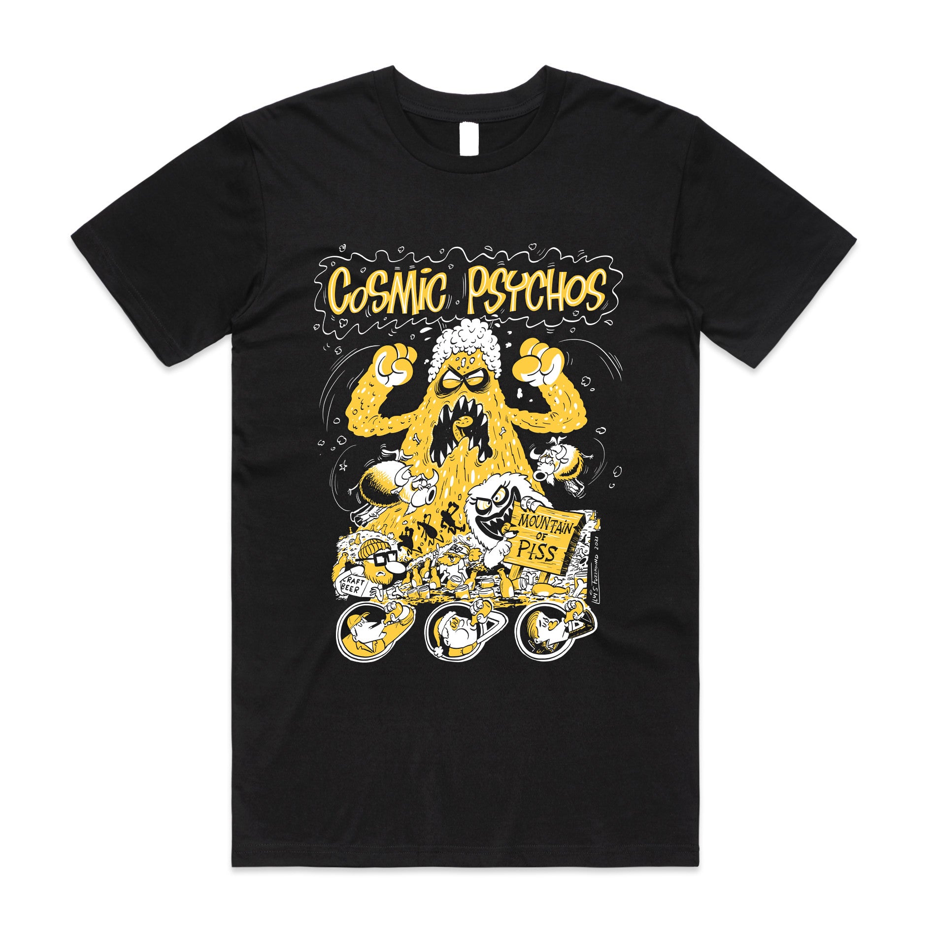 Cosmic Psychos - MOP Tee (Black)