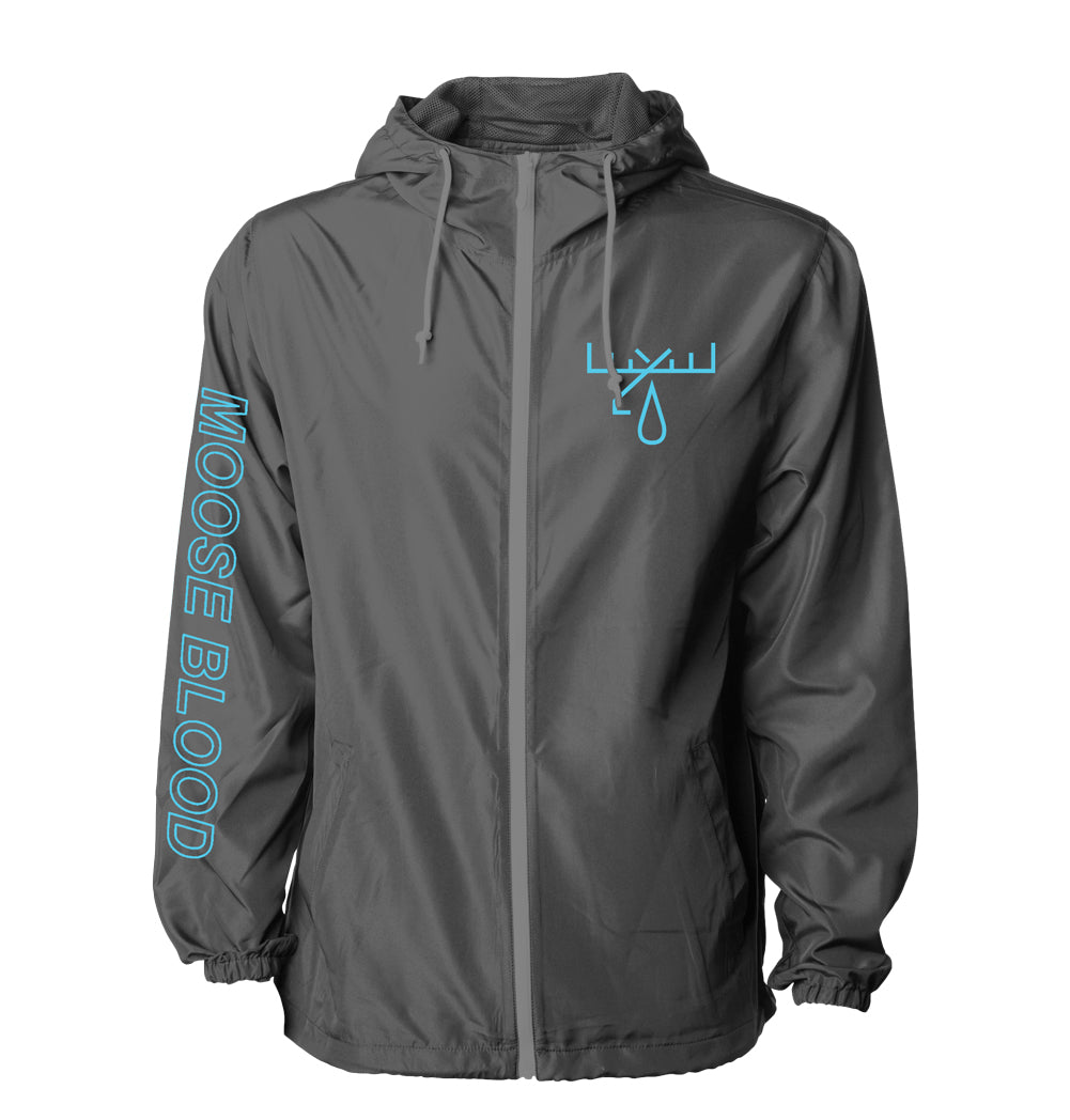 Moose Blood - Icon Windbreaker (Charcoal)