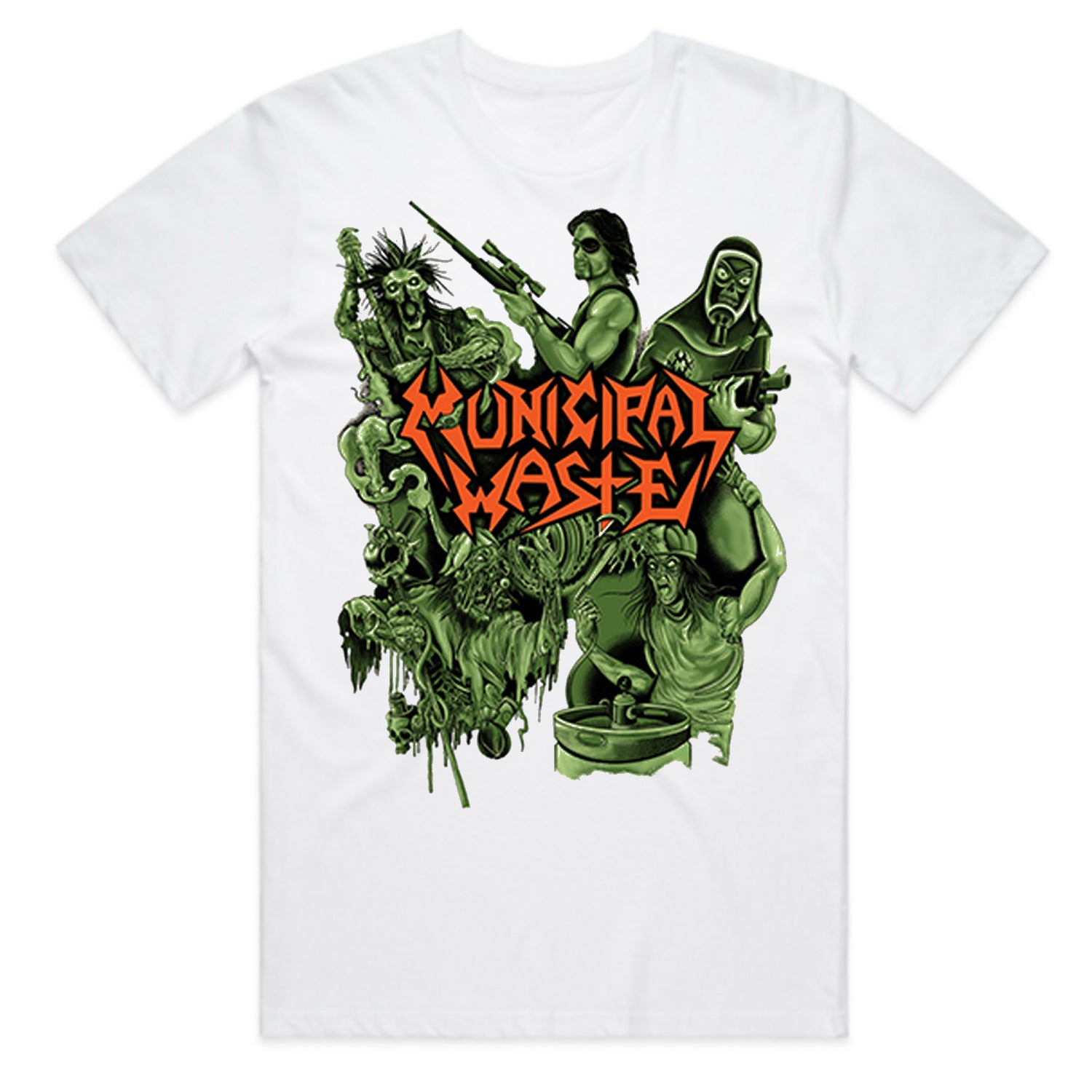 Municipal Waste - Collage T-Shirt (White)