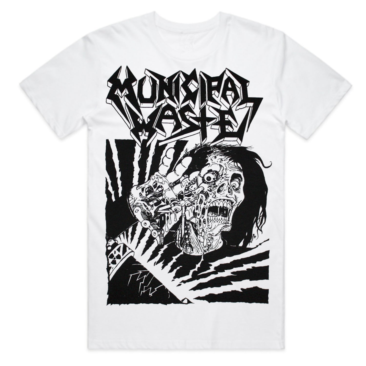 Municipal Waste - Skelbot T-Shirt (White)