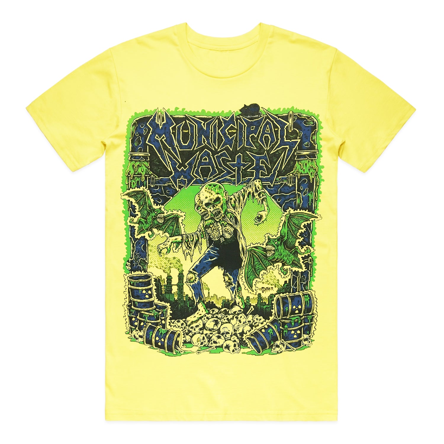 Municipal Waste - Gaither T-Shirt (Yellow)