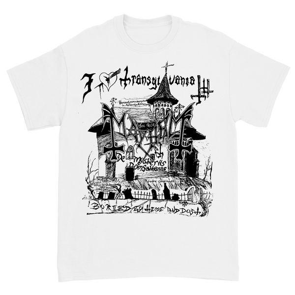 Mayhem - Transylvania T-Shirt (White)