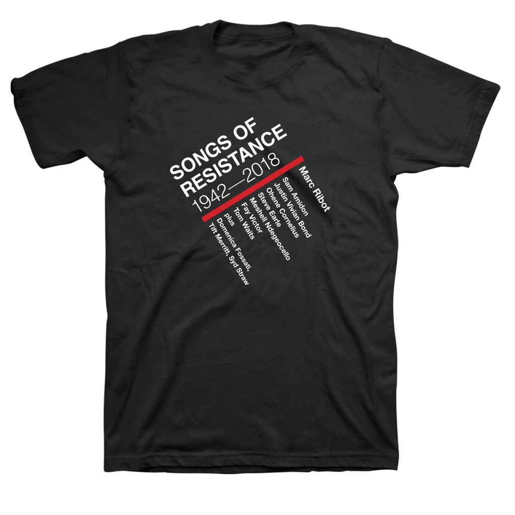 Marc Ribot - Songs of Resistance T-shirt (Black)