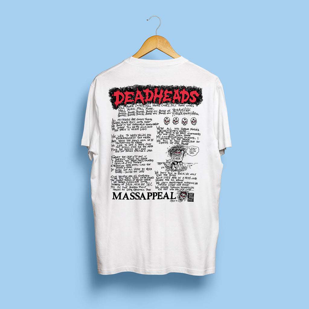 Massappeal - Deadheads T-Shirt (White)